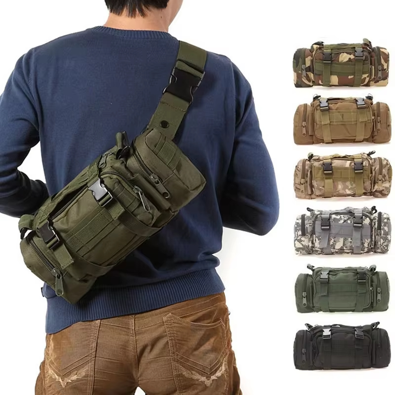 Outdoor Hunting Belt - Sac banane tactique Molle pour homme,
