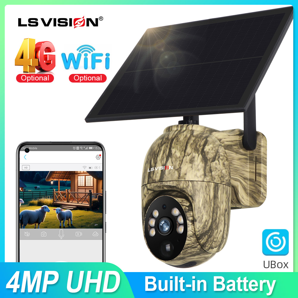 Outdoor Hunting Camera Wireless - LS VISION 2K Caméra de sécurité