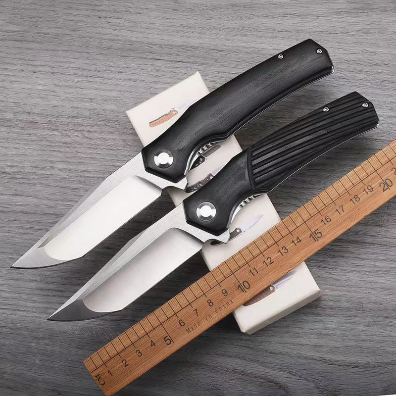 Hunting Camp Outdoor Kitchen - Couteau pliant de poche EDC Wolf