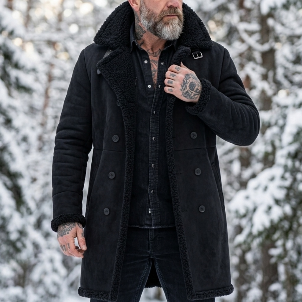 Outdoor Hunting Belt - Veste d'hiver pour homme en faux