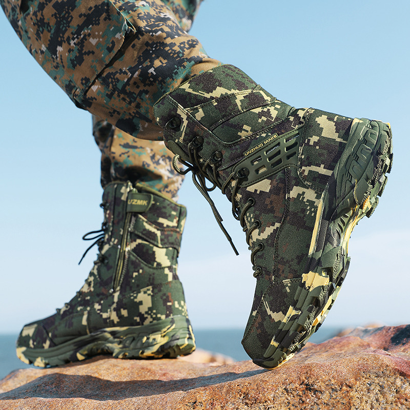 Outdoor Hunting Fabric - Haute qualité hommes bottes d'extérieur Camouflage