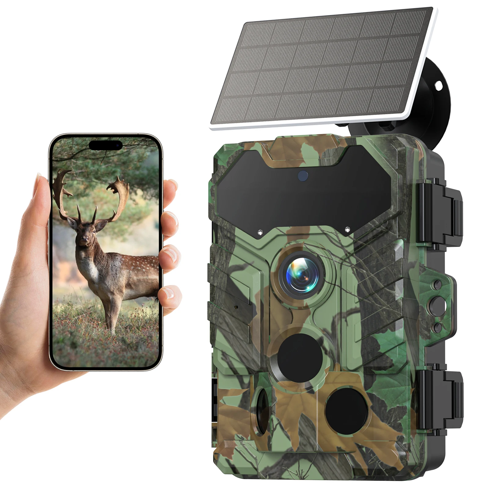 Outdoor Hunting Camera Wireless - Caméra solaire extérieure sans fil caméra