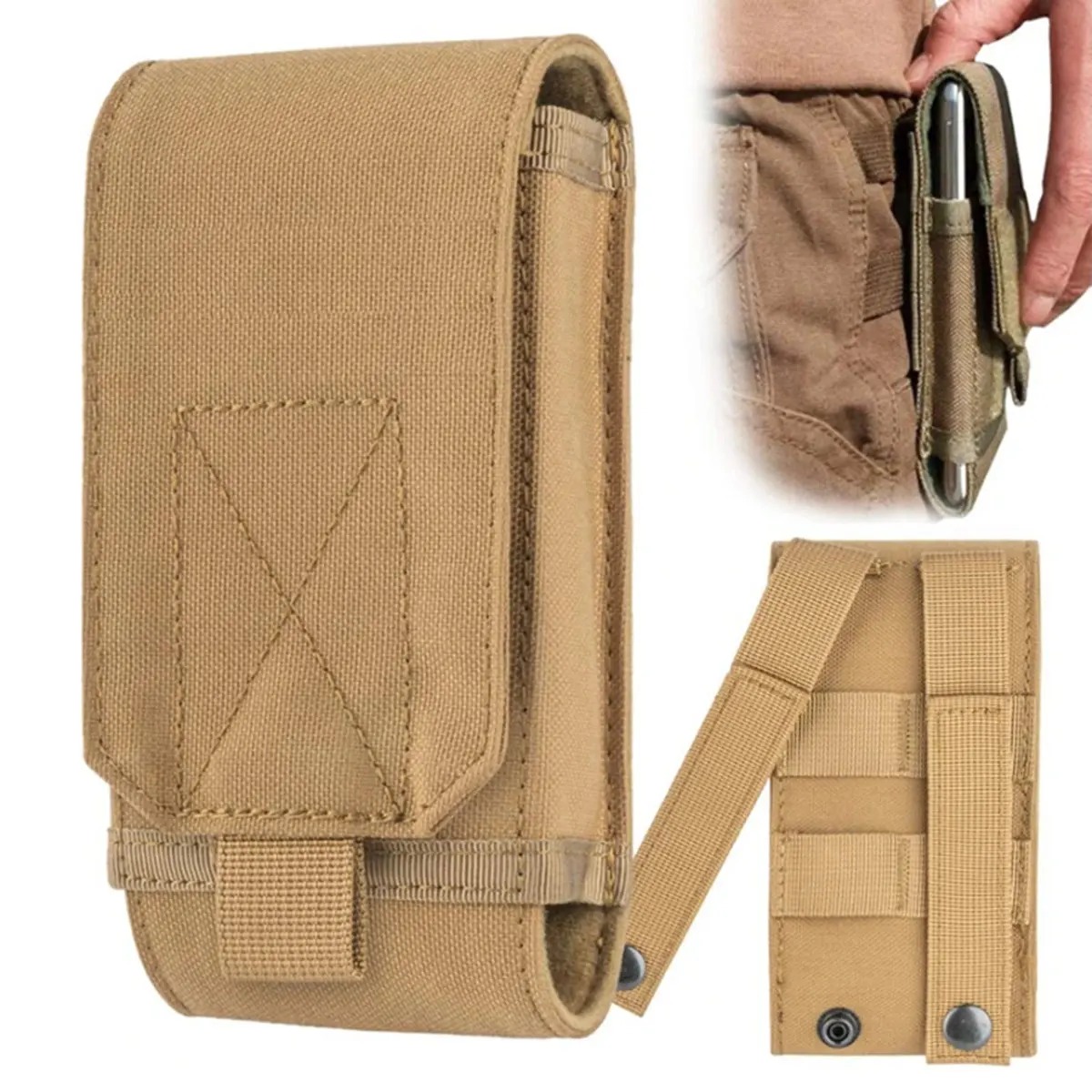 Outdoor Hunting Belt - Pochette tactique Molle Laser pour téléphone