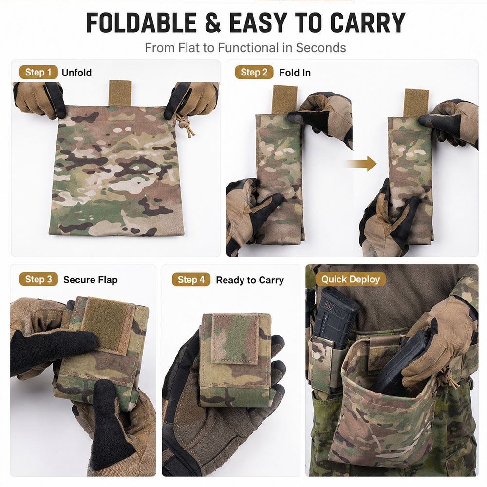 Pochette tactique MOLLE pliabl - Outdoor Hunting Gear Storage avis et prix