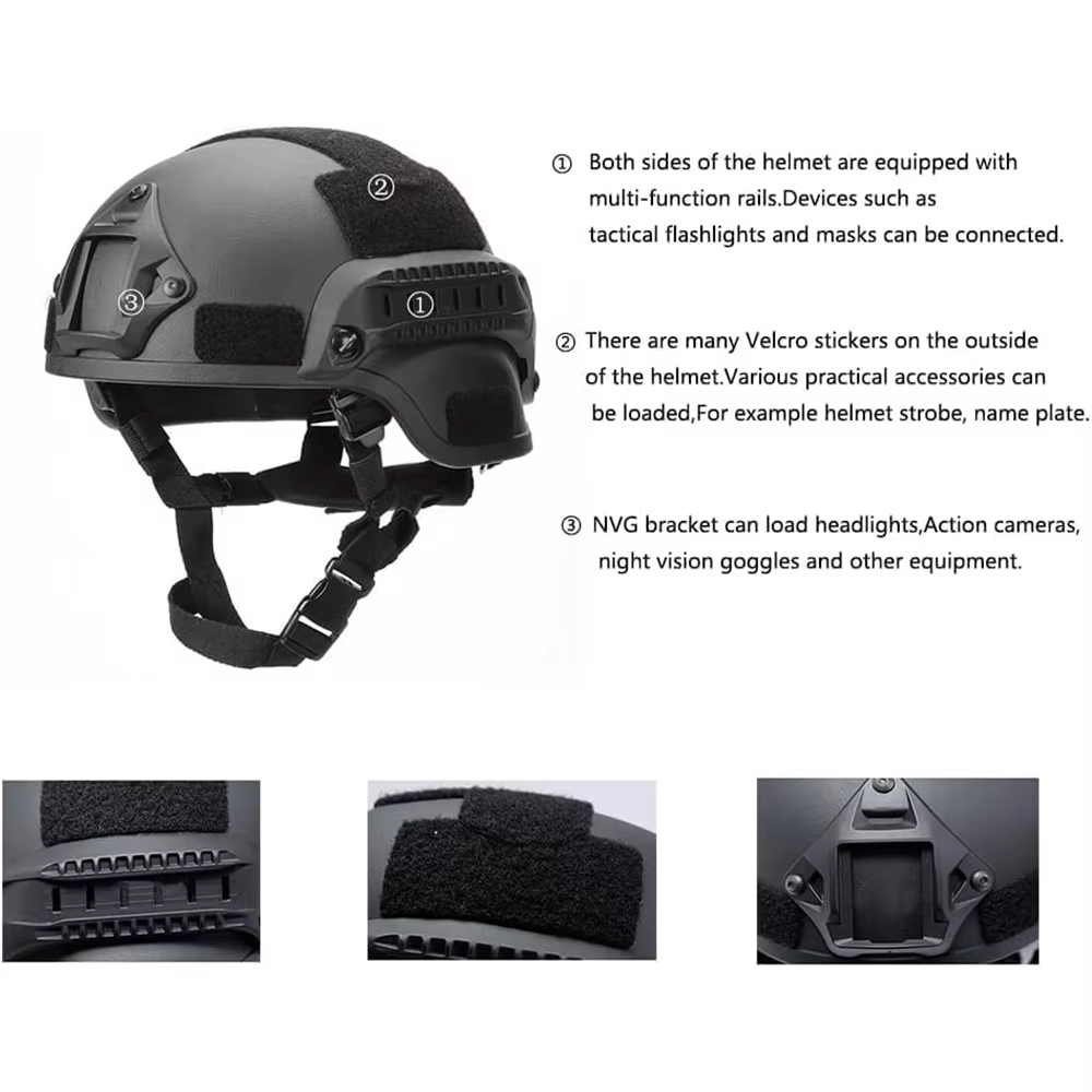 Casque Airsoft MICH et masque  - Outdoor Hunting Guide avis et prix