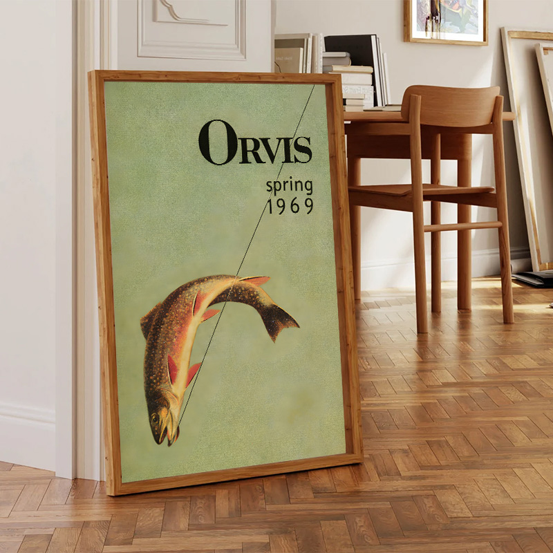 Affiche vintage de magazine am - Outdoor Hunting And Fishing Magazines avis et prix