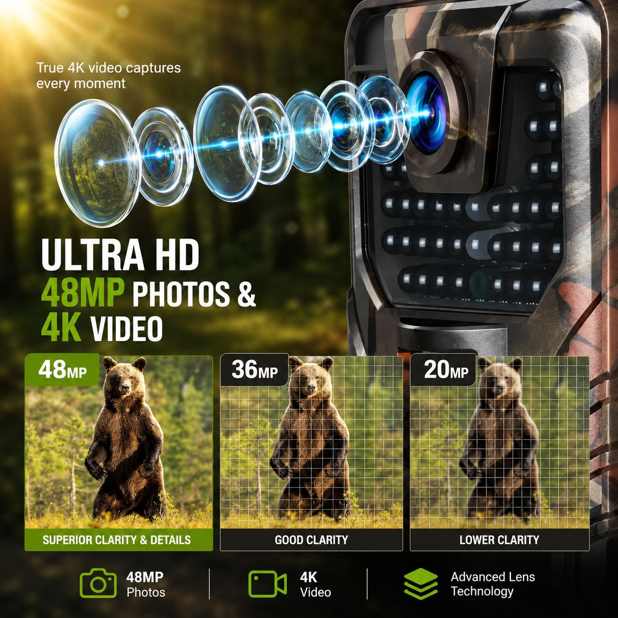 Caméra de chasse extérieure Wi - Outdoor Hunting Camera Wireless avis et prix