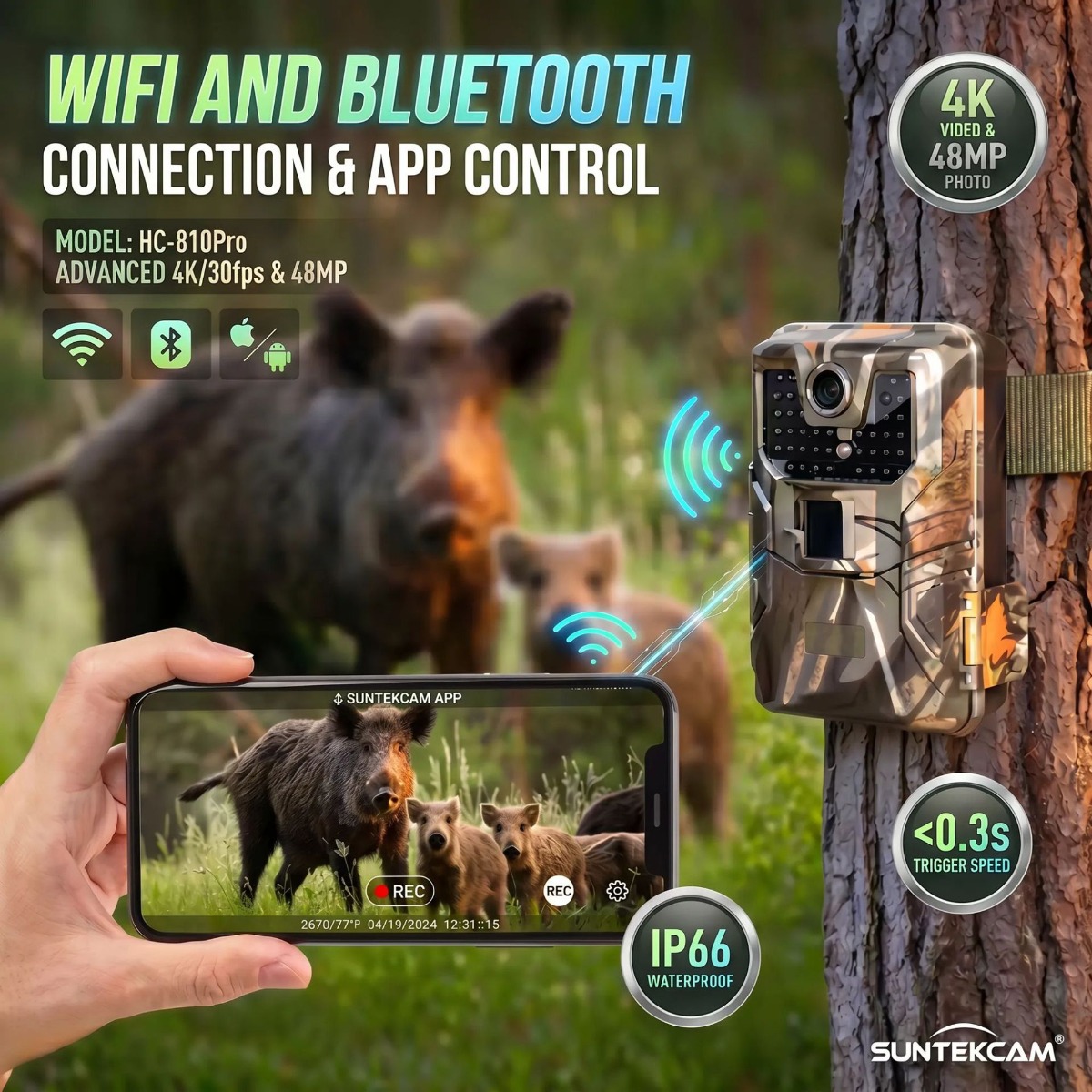 Caméra de chasse extérieure Wi - Outdoor Hunting Camera Wireless avis et prix