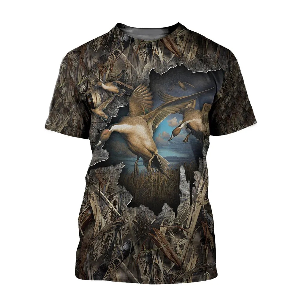 CamSolomon-T-shirt à col rond  - Hunting Quail avis et prix